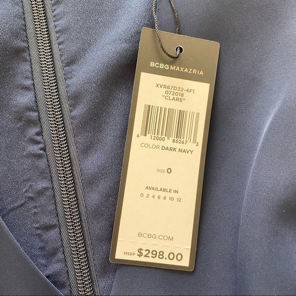 BCBGMAXAZRIA Clare Dress Dark Navy - Picture 5 of 11